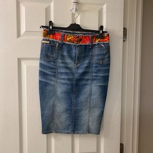 D&G Denim Pencil Skirt